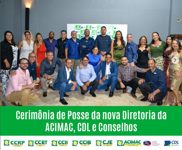 Cerim Nia De Posse Diretoria Tri Nio Associa O Comercial E